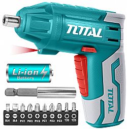 Κατσαβίδι Μπαταρίας Λιθίου 4V Total TSDLI0402