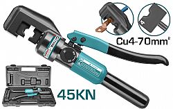 TOTAL Υδραυλική Πρέσα Ακροδεκτών Cu 4-70mm2 THCT070