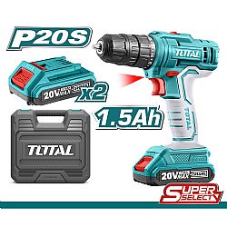 Total Δραπανοκάτσαβιδο Μπαταρίας Λιθίου 20V / 1.5Ah / 45Nm TDLI20012