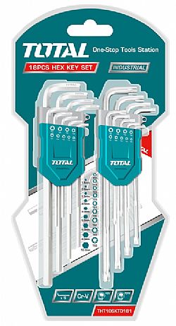 Σετ άλλεν + Torx 18τμχ Total