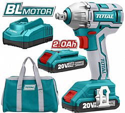 Μπουλονόκλειδο Μπαταρίας Λιθίου Total 20V / 2Ah / 300Nm
