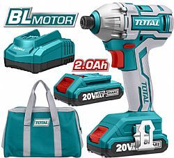 Κατσαβίδι Παλμικό Μπαταρίας Λιθίου 20V Li-ion/2Ah Total TIRLI2002
